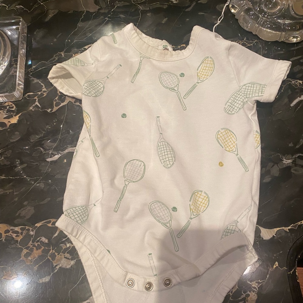 Tennis Print Kids Bodysuit